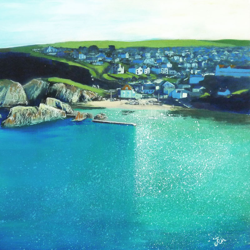hope cove in south devon by jenny urquhart