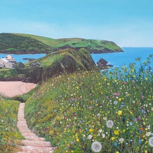 Path to Hope Cove in Devon by Jenny Urquhart